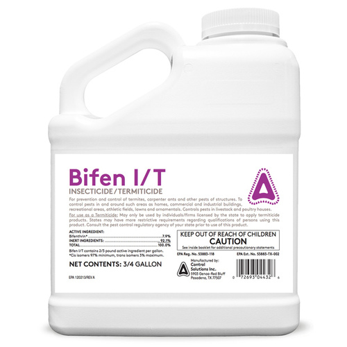 CONTROL SOLUTIONS INC 13849230 Bifen I/T Insecticide & Termiticide 3/4-Gallon