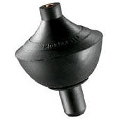 Toilet Tank Ball Black Plastic Black