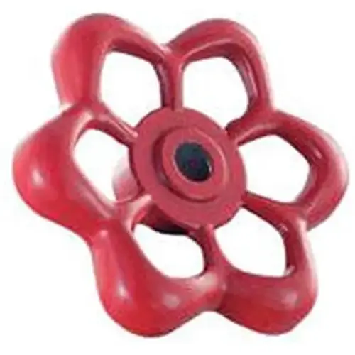 Valve Handle Metal Red