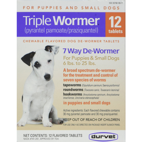 TRIPLE WORMER - PUPPY & SMALL