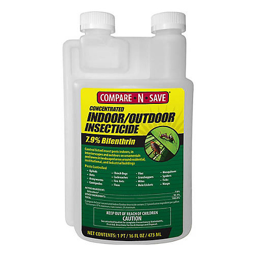 RAGAN & MASSEY INC 75365 Indoor/Outdoor Insecticide with 7.9% Bifenthrin - 8 oz.