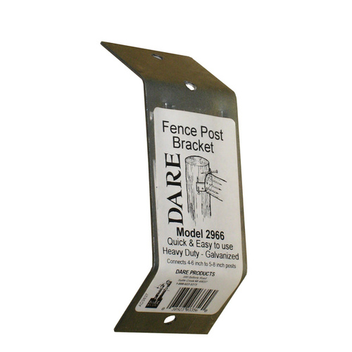 Electric Fence Post Connecting Bracket, 16 Gauge Galvanized Steel