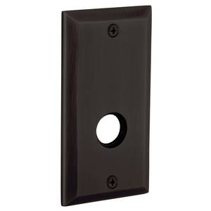 5-1/4" Square Privacy Rose Pair Oil Rubbed Bronze Finish