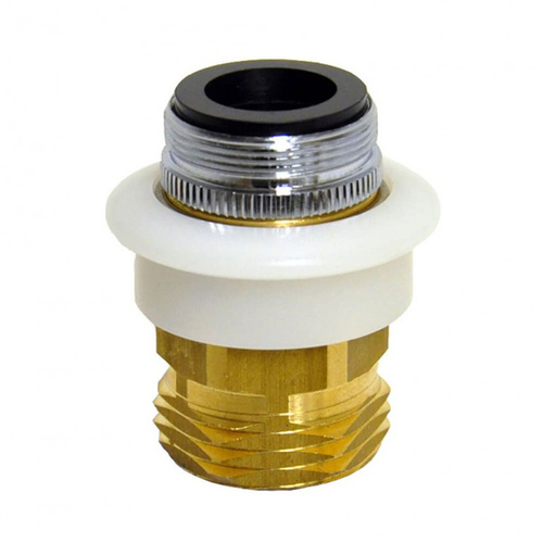 Dishwasher Adapter, 15/16-27 x 55/64-27 x 3/4 in in, Male/Female x GHTM, Brass, Chrome Plated