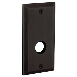5-1/4" Square Single Dummy Rose Distressed Oil Rubbed Bronze Finish