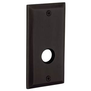 5-1/4" Square Privacy Rose Pair Distressed Oil Rubbed Bronze Finish