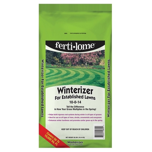 Lawn Fertilizer 10-0-14 Winterizer For All Grasses 10000 sq ft