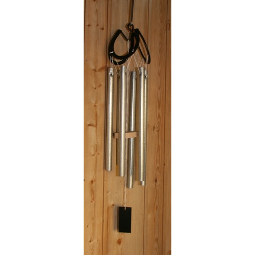 Horseshoe Wind Chime - Silver