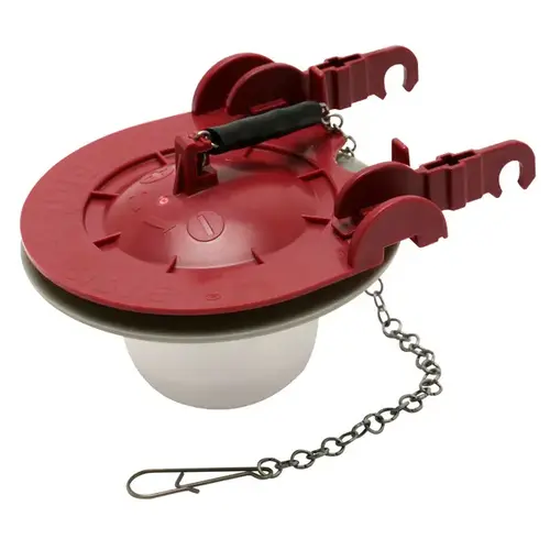 5403 Universal 3" Adjustable Toilet Flapper Red