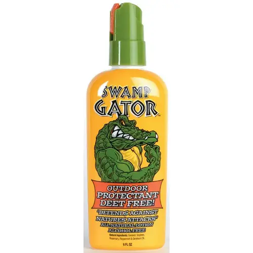 Swamp Gator Insect Repellent, 6 oz, Liquid, Milky, Minty