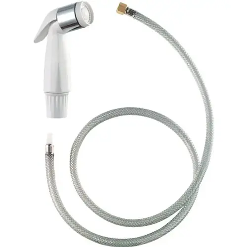 Faucet Sprayer with Hose White White