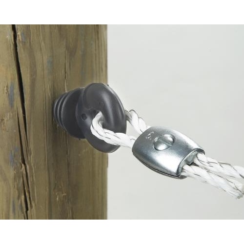 RING INSULATOR FOR LINE AND CORNER POSTS - BLACK