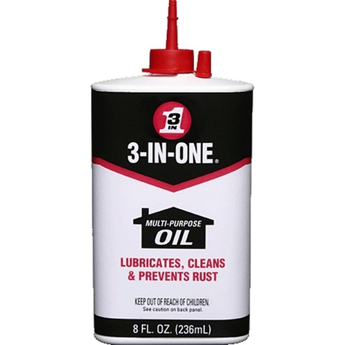 3-IN-ONE 10138 WD-40 3-IN-ONE Multipurpose Oil 8 oz. Clear Amber