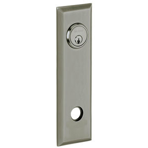 9-2/5" Square Entry Rose Pair Antique Nickel Finish