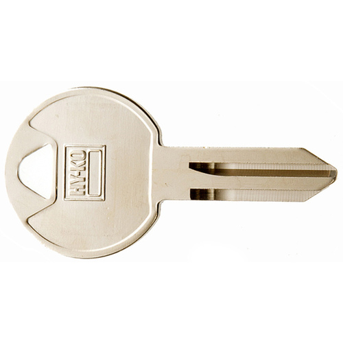 Key Blank, Brass, Nickel, For: Trimark Cabinet, House Locks and Padlocks