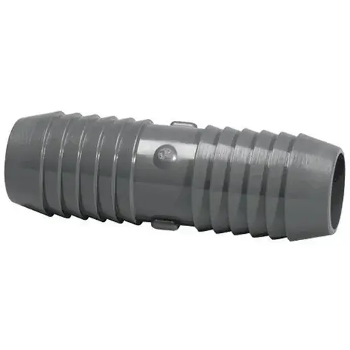 1/2" Insert X Insert Coupling Gray