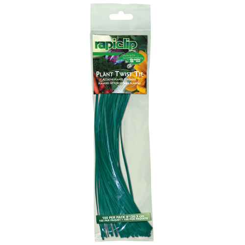 Luster Leaf 848 Luster Leaf Rapiclip Garden Plant Twist Tie Strips 848 Green