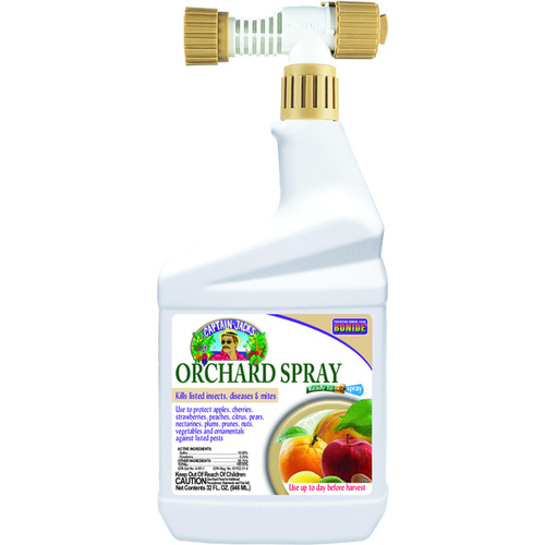 Fruit and Nut Orchard Spray, Liquid, Spray Application, 1 qt Light Yellow