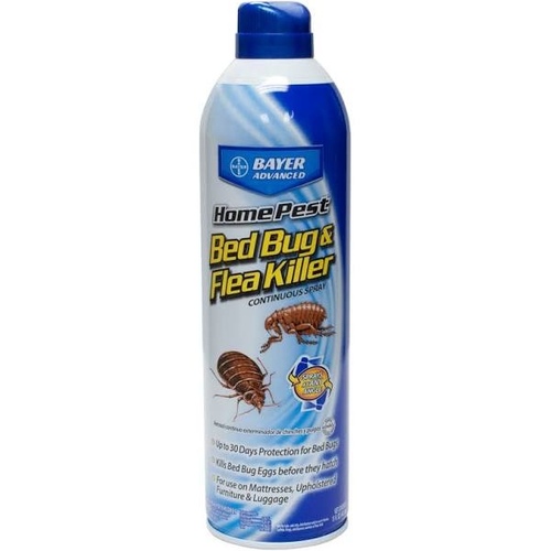 Bed Bug and Flea Killer, Liquid, Spray Application, 15 oz Beige/White