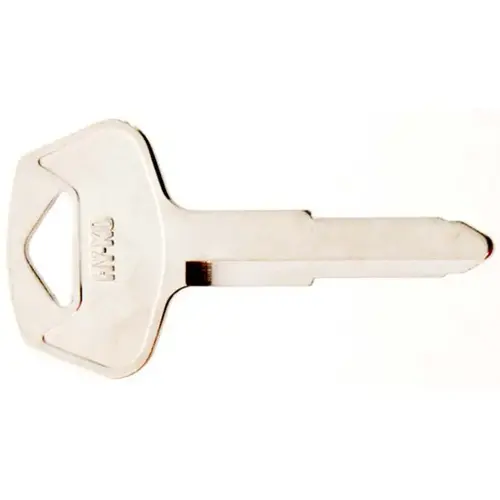 Automotive Key Blank, Brass, Nickel, For: Toyota Vehicle Locks