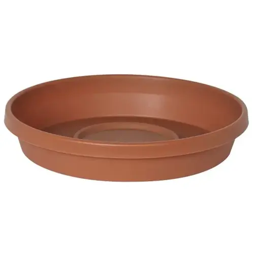 Tray Terra 1.7" H X 9.25" D Resin Traditional Terracotta Clay Terracotta Clay - pack of 20