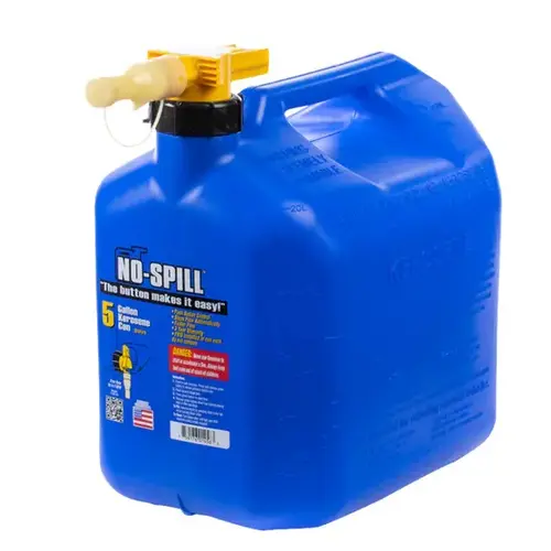 No Spill Kerosene Can 5 Gallons Blue