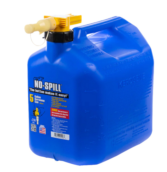 No-Spill 1456 No Spill Kerosene Can 5 Gallons Blue