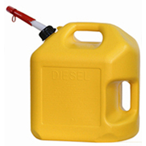 Midwest Can 8610 Safety Diesel Can FlameShield Safety System Plastic 5 gal Yellow