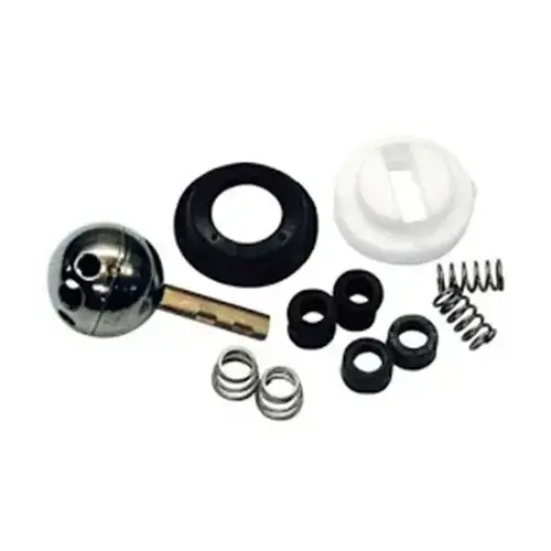 Cartridge Repair Kit, Brass, Black, For: Delta Single Handle Old-Style or New-Style Faucets