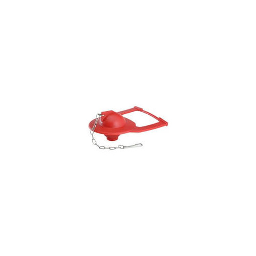 Korky 2011GK Hinge Toilet Flapper, Chlorazone Rubber, Red