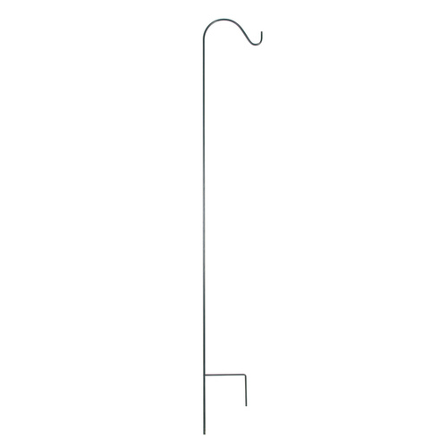 Plant Hook Black Steel 84" H Single Crook Powder Coated