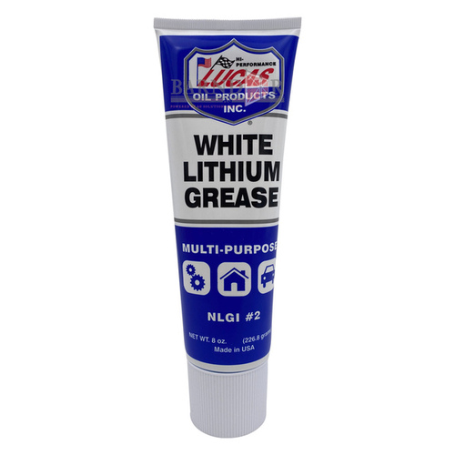 Lucas Oil Products 10533 White Lithium Grease 8 oz. Tube - Case of 12