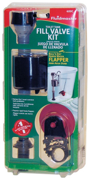 Fluidmaster 400CRP14 Toilet Repair Kit with Flapper For Universal 2"