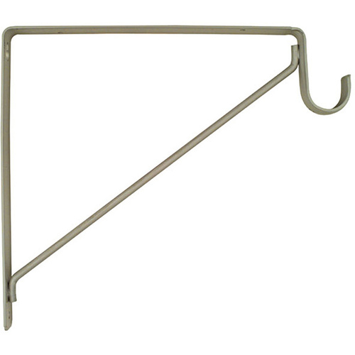 108BC Shelf / Rod Bracket White Finish