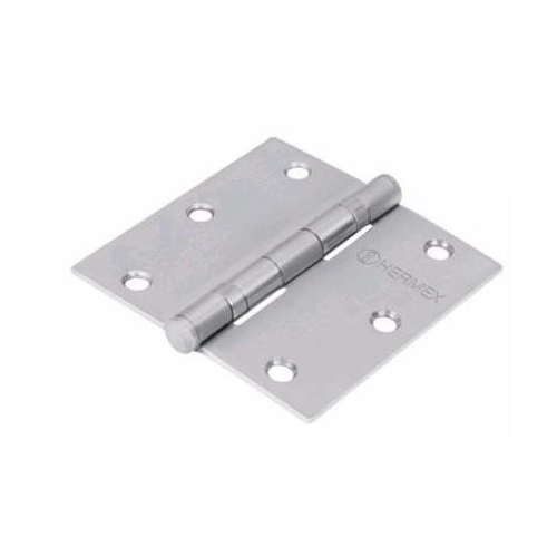 TRUPER STAINLESS STEEL DOOR HINGE - 3" X 3"