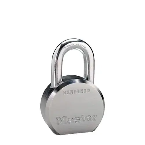 2-1/2 inch Solid Boyd Padlock with 2 inch Shackle Chrome