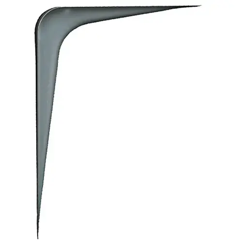 Shelf Bracket - Strong Arm 8" x 10" - Steel Gray