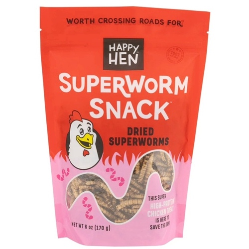 Happy Hen Treats 089-17057 Superworm Snack - 6 ounces