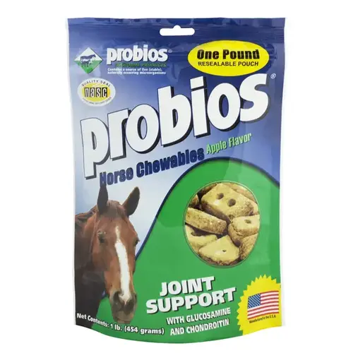 Vets Plus Probios Hip and Joint Horse Treats - Apple Flavor