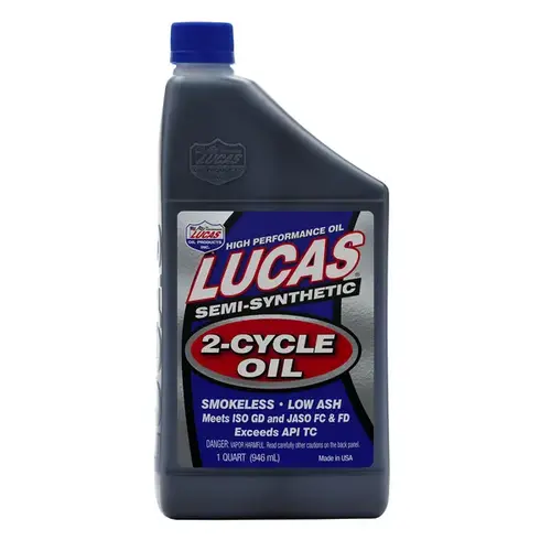 Lucas Oil Products 10110 Semi-Synthetic 2-Cycle Oil - 1 Quart