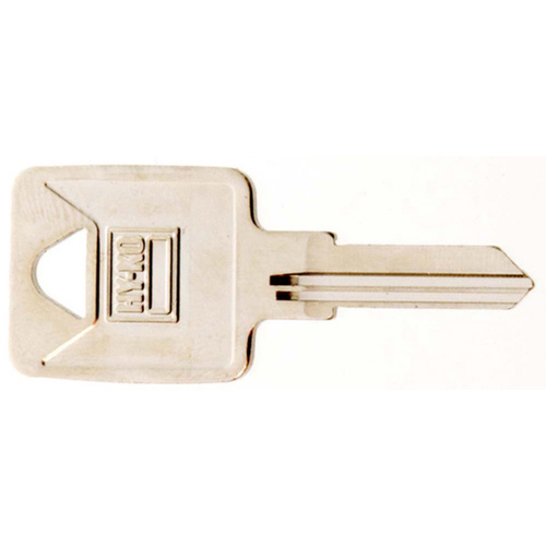 Key Blank, Brass, Nickel, For: Trimark Cabinet, House Locks and Padlocks