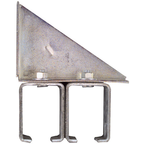 Western Products of Indiana 8-2S Box Rail Double Splice Bracket - Galvanized Steel