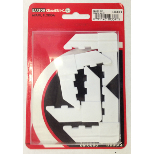 Barton Kramer *10334 Screen Frame Corner Locks White