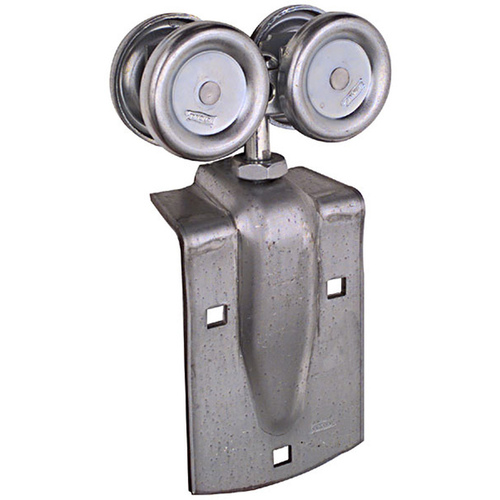 Box Rail Hanger with Door Strap - Zinc Plated Steel Pair