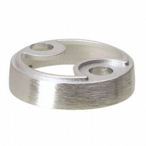 R14 Dome Stop Riser, Satin Chrome