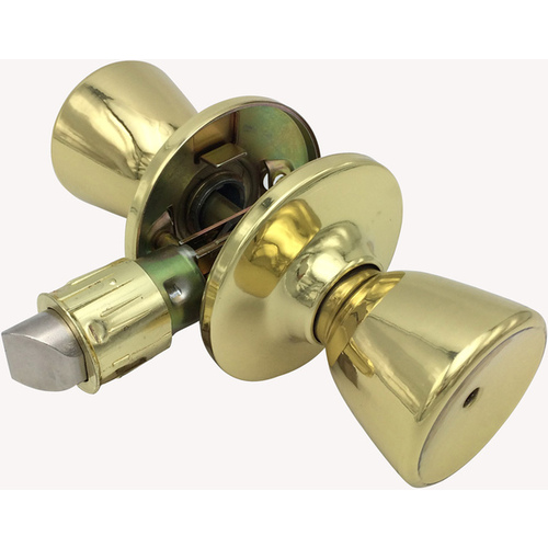 Hardware House 26-9032 Pelham Mobile Home Privacy Lock Brass