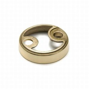 R14 Dome Stop Riser, Bright Polished Brass