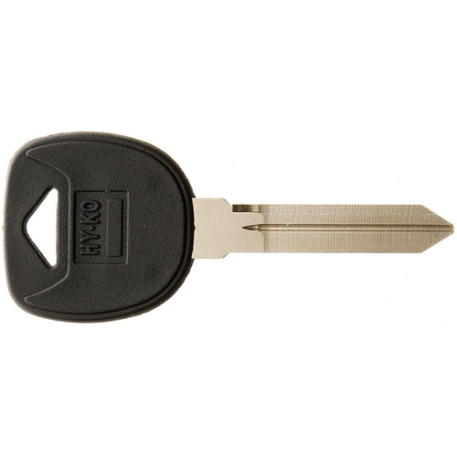 Key Blank, Brass/Plastic, Nickel - pack of 5