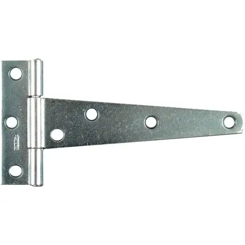 T-Hinge, 2.88 in W Frame Leaf, 0.89 in H Frame Leaf, Steel, Zinc, Tight Pin, 18 lb