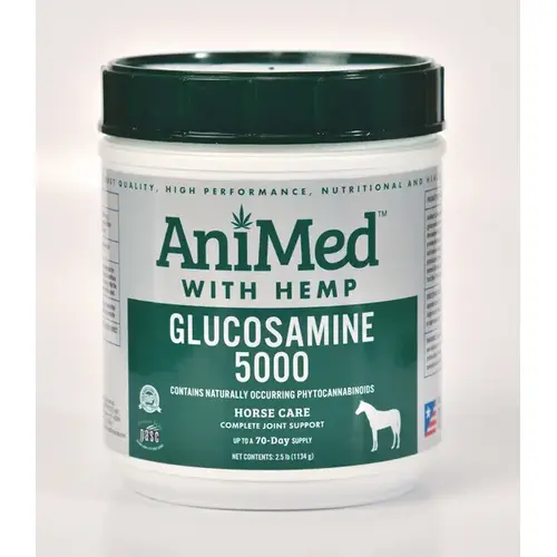 AHC Products Inc - AniMed 053-97416 Glucosamine 5000 with Hemp 2.25-lb